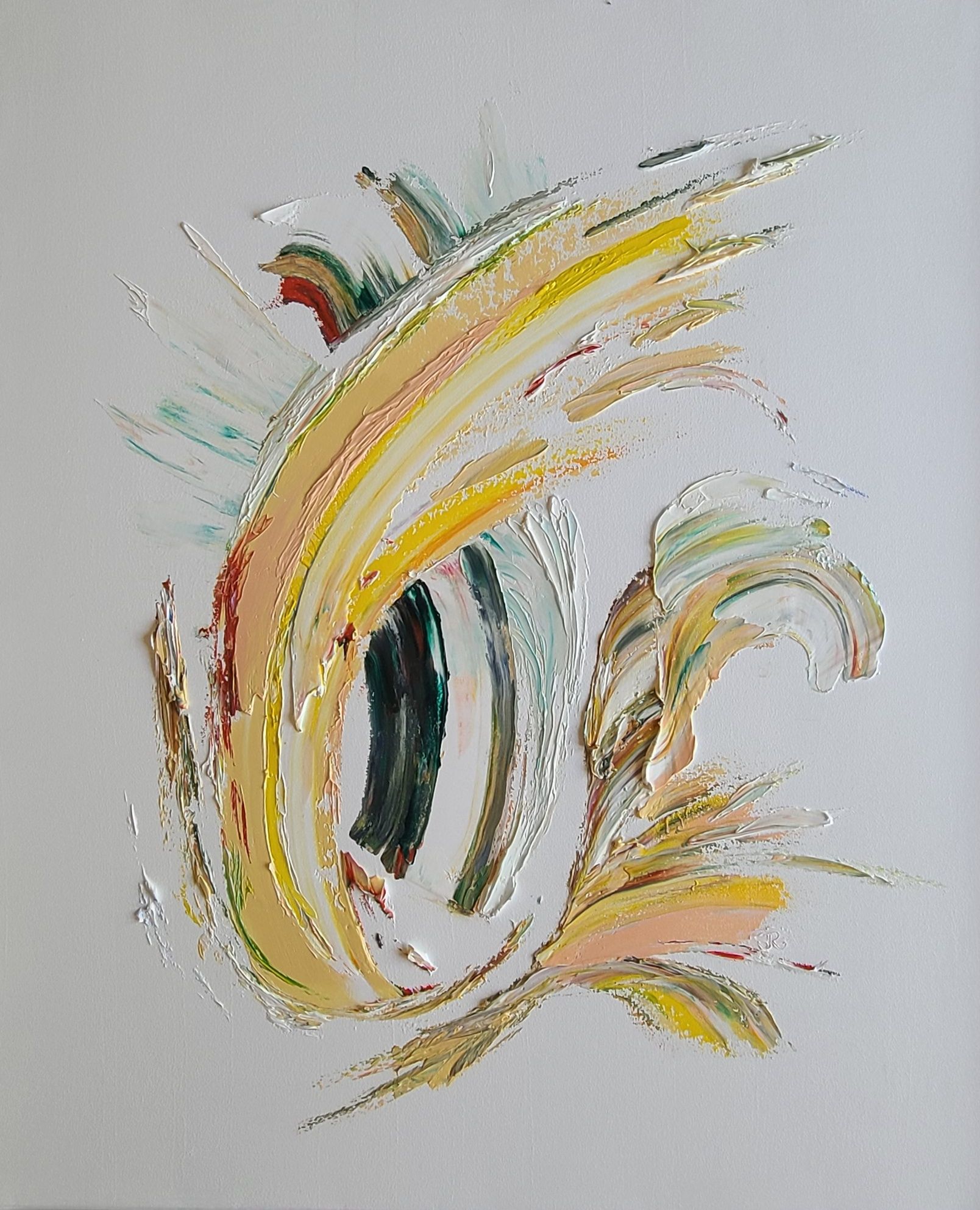 "Simple" (huile sur toile 60cm x 50cm)