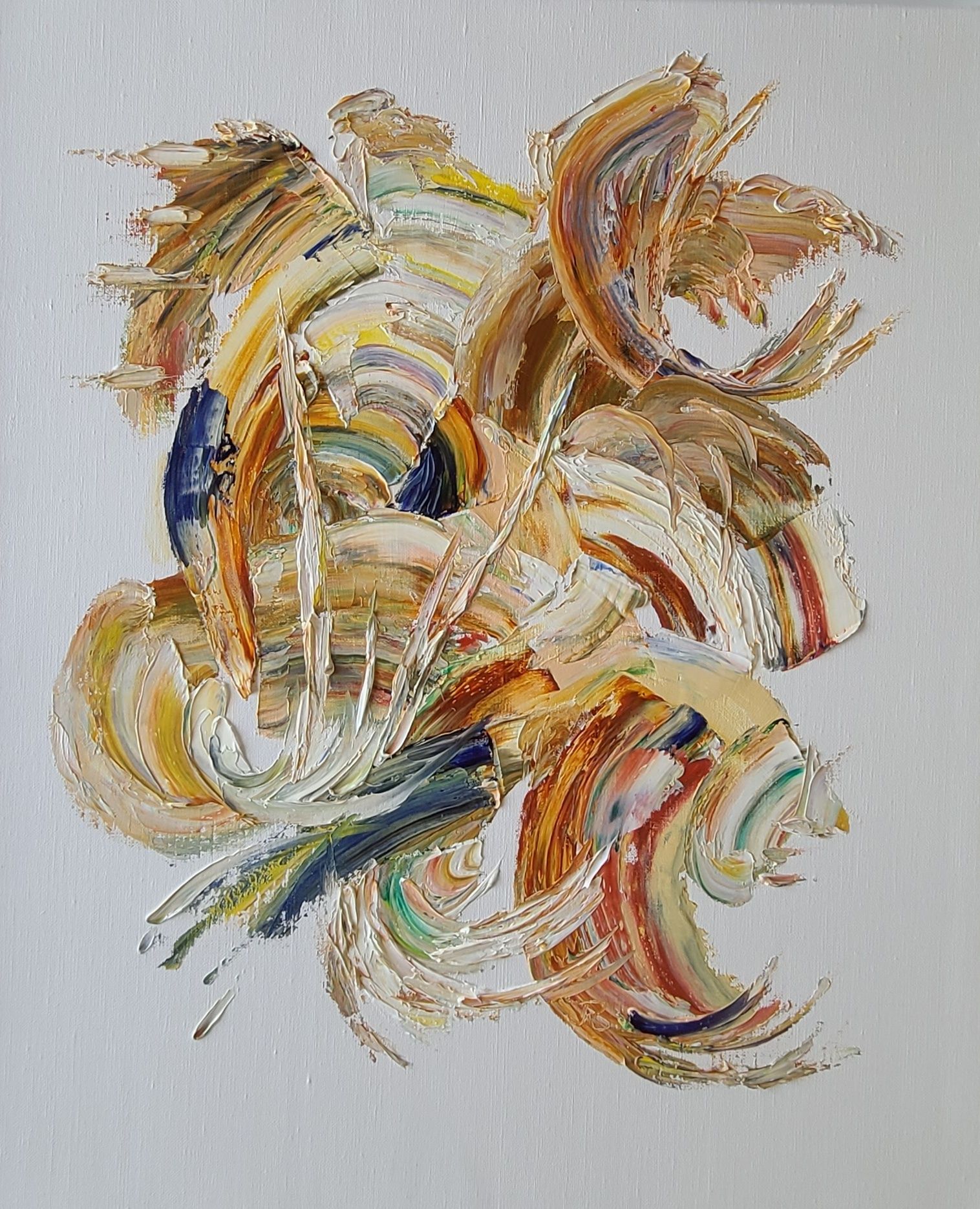 "Riche" (huile sur toile, 60cm x 50cm)