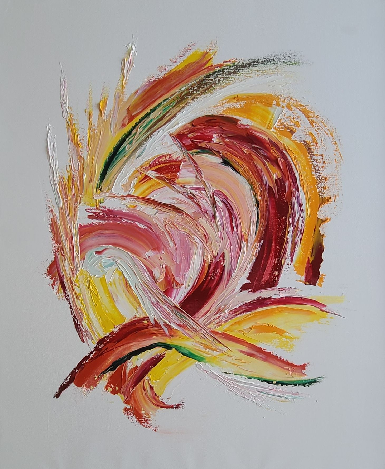 "Qi" (huile sur toile 60cm x 50cm)