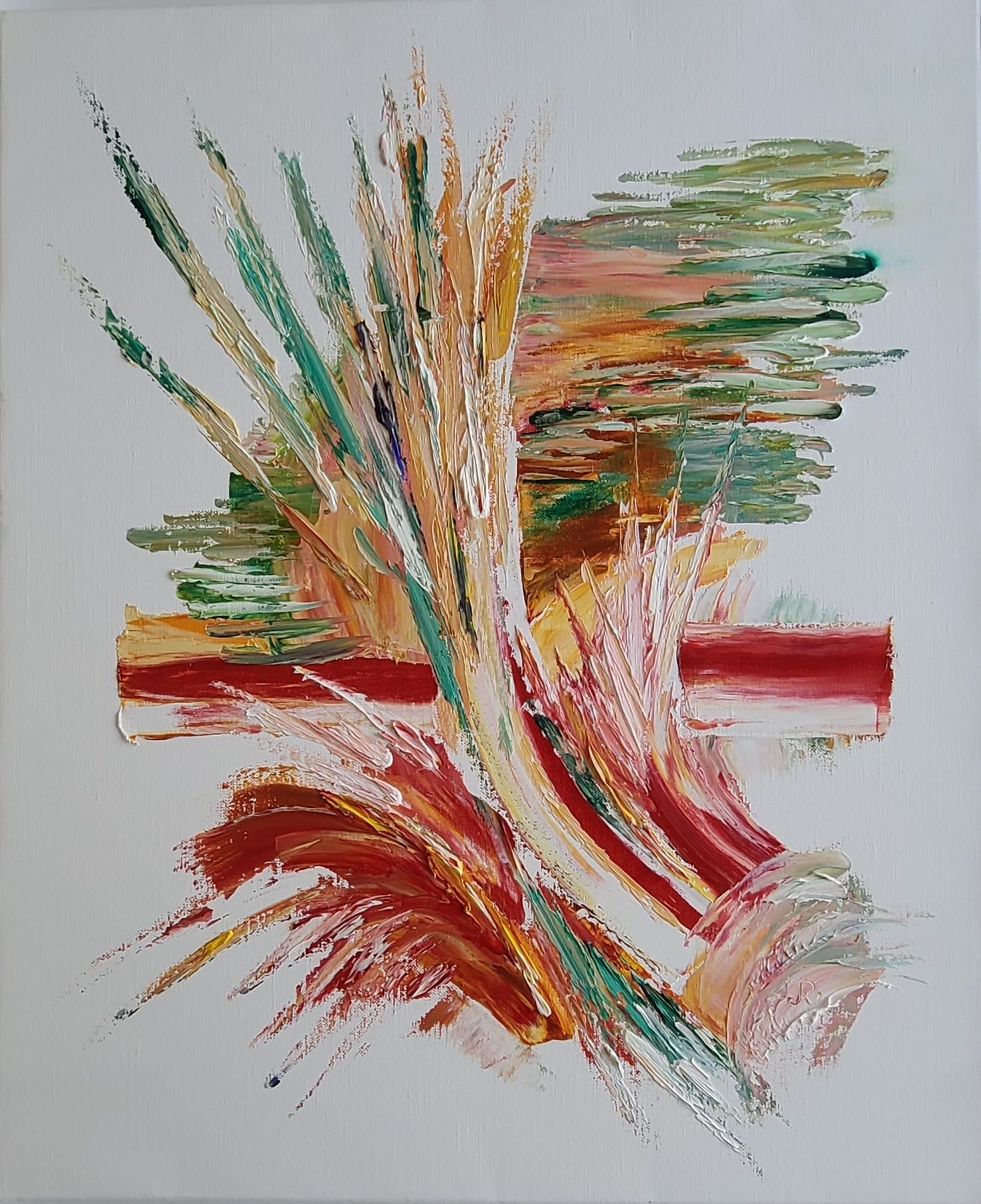 "Oui" (huile sur toile 60 cm x 50 cm)