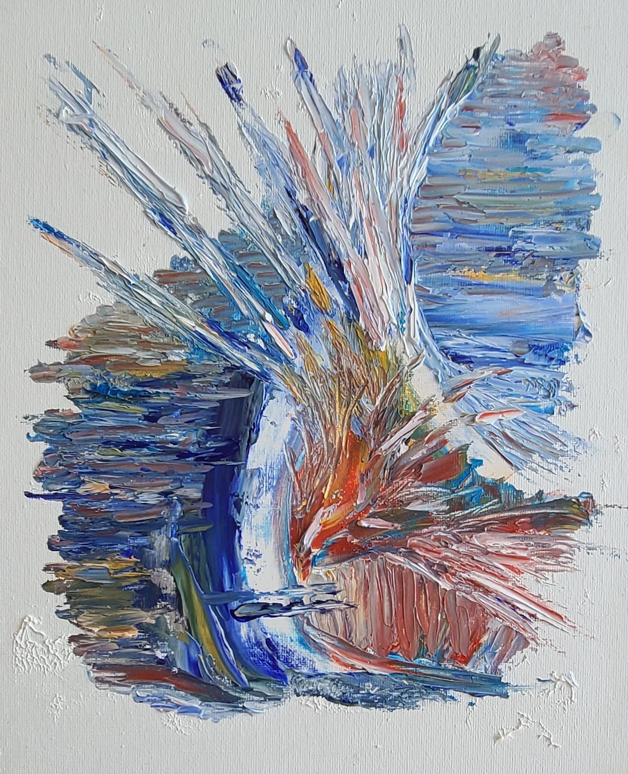 "Pourquoi pas?" (huile sur toile, petit format 30cm x 24cm)
